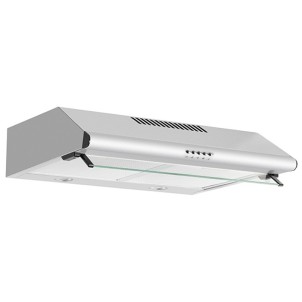 GlemGas GHC640IX Inox Cappa Sottopensile 60cm Aspirazione 345mc/h 2 Motori Filtri Metallici Carbone