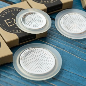 E&B Lab Moka Induction 6T Moka 6 Tazze per Piani a Induzione Competition Moka Filter 