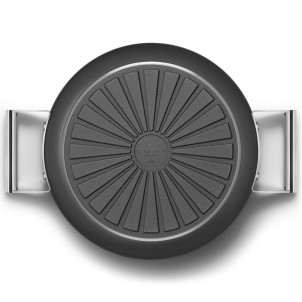 Smeg CKFD2811BLM Nero 50's Style Cookware Tegame 28cm 3,7L Antiaderente Coperchio