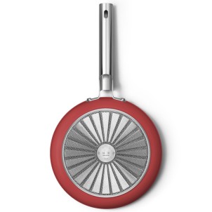 Smeg CKFF2601RDM Rosso 50's Style Cookware Padella 26cm 2,3L Antiaderente