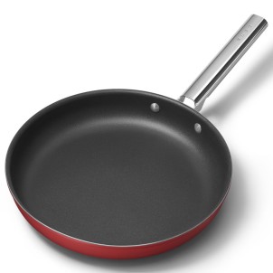 Smeg CKFF3001RDM Rosso 50's Style Cookware Padella 30cm 3,3L Antiaderente