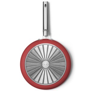 Smeg CKFF3001RDM Rosso 50's Style Cookware Padella 30cm 3,3L Antiaderente