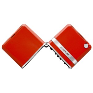 Brionvega TS522D+S 50° Arancio Sole Radio Cubo FM RDS DAB/DAB+ Bluetooth Sveglia Ricaricabile