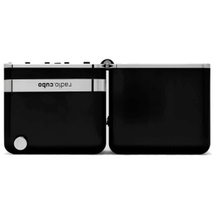 Brionvega TS522D+S 50° Nero Notte Radio Cubo FM RDS DAB/DAB+ Bluetooth Sveglia Ricaricabile