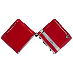 Brionvega TS522D+S 50° Rosso Radio Cubo FM RDS DAB/DAB+ Bluetooth Sveglia Ricaricabile