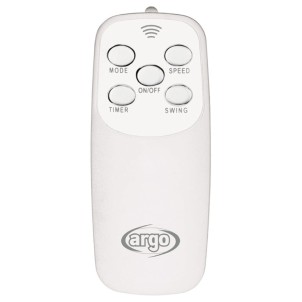Argo Tablo Evo White Ventilatore da Tavolo 5 Pale Diametro 40cm Telecomando