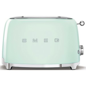 Smeg TSF01PGEU Verde Pastello Lucido 50's Style Tostapane 2x2 Fette:2 Scomparti:2 AutoEspulsione Cassettino