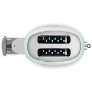 Smeg TSF01PGEU Verde Pastello Lucido 50's Style Tostapane 2x2 Fette:2 Scomparti:2 AutoEspulsione Cassettino