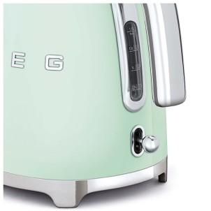 Smeg KLF03PGEU Verde Pastello Lucido 50's Style Bollitore 1,7 litri 7 Tazze Soft Opening AutoOFF 100°C