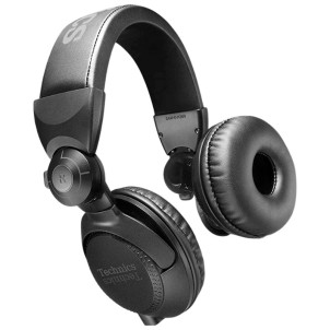 Technics EAH-DJ1200EK Black Cuffie DJ Driver 40mm Braccio Mobile 270° Cavo Rimovibile