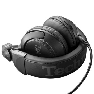 Technics EAH-DJ1200EK Black Cuffie DJ Driver 40mm Braccio Mobile 270° Cavo Rimovibile