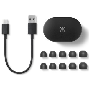 Yamaha TW-E7B Black Auricolari Bluetooth TrueWireless ActiveNoiseCancelling IPX5 Autonomia6h Custodia