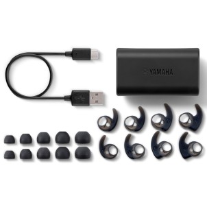Yamaha TW-ES5A Black Auricolari Bluetooth TrueWireless Sport IPX7 Autonomia9h Custodia AmbientSound