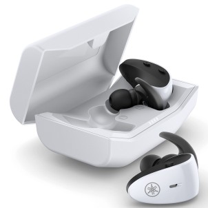 Yamaha TW-ES5A White Auricolari Bluetooth TrueWireless Sport IPX7 Autonomia9h Custodia AmbientSound