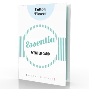 Essentia Card Profumata Fior di Cotone per Profumare Cassetti Armadi Case Auto