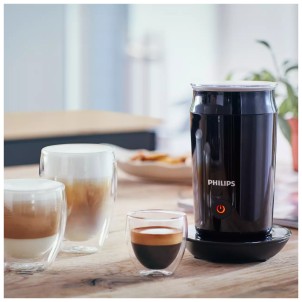 Philips CA6500/63 Milk Twister Montalatte Elettrico Prepara Schiuma Calda e Fredda