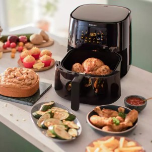 Philips HD9270/96 Airfryer XL Friggitrice ad Aria RapidAir QuickClean Display LED