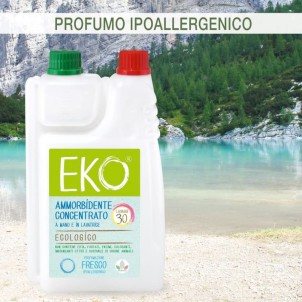 EKO Ammorbidente Ecologico Lavatrice Fresco 30 Lavaggi 600ml Liquido Concentrato