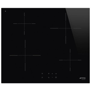 Smeg SI2641D Black Piano Cottura Induzione Semifilo 4 Zone Foro Incasso 56x48cm