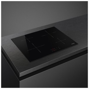 Smeg SI2641D Black Piano Cottura Induzione Semifilo 4 Zone Foro Incasso 56x48cm