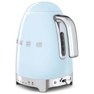Smeg KLF04PBEU Azzurro Lucido 50's Style Bollitore Elettronico 1,7 litri 7 Tazze Temperatura Variabile
