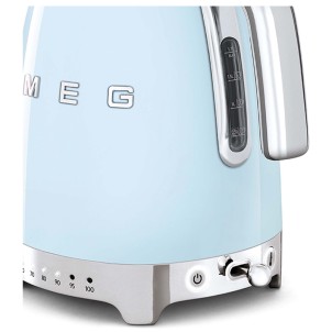 Smeg KLF04PBEU Azzurro Lucido 50's Style Bollitore Elettronico 1,7 litri 7 Tazze Temperatura Variabile