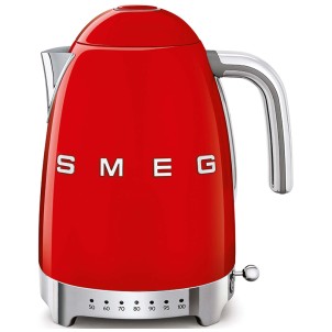Smeg KLF04RDEU Rosso Lucido 50's Style Bollitore Elettronico 1,7 litri 7 Tazze Temperatura Variabile