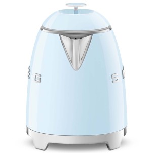 Smeg KLF05PBEU Azzurro Lucido 50's Style Mini Bollitore 0,8 litri 3 Tazze AutoOFF 100°C