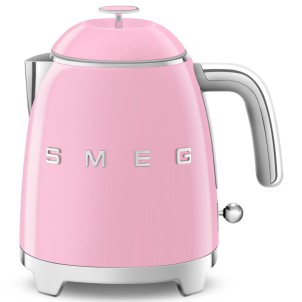 Smeg KLF05PKEU Rosa Lucido 50's Style Mini Bollitore 0,8 litri 3 Tazze AutoOFF 100°C
