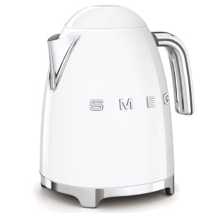 Smeg KLF03WHEU Bianco Lucido 50's Style Bollitore 1,7 litri 7 Tazze Soft Opening AutoOFF 100°C