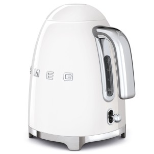 Smeg KLF03WHEU Bianco Lucido 50's Style Bollitore 1,7 litri 7 Tazze Soft Opening AutoOFF 100°C