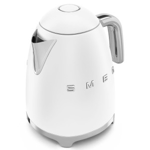 Smeg KLF03WHMEU Bianco Opaco 50's Style Bollitore 1,7 litri 7 Tazze Soft Opening AutoOFF 100°C