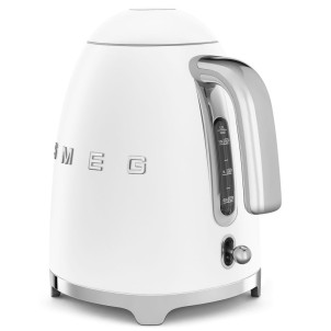 Smeg KLF03WHMEU Bianco Opaco 50's Style Bollitore 1,7 litri 7 Tazze Soft Opening AutoOFF 100°C