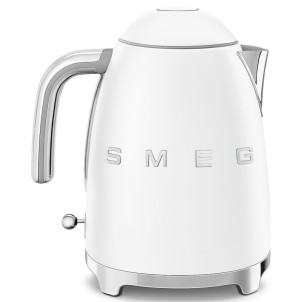 Smeg KLF03WHMEU Bianco Opaco 50's Style Bollitore 1,7 litri 7 Tazze Soft Opening AutoOFF 100°C