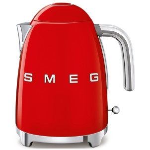 Smeg KLF03RDEU Rosso Lucido 50's Style Bollitore 1,7 litri 7 Tazze Soft Opening AutoOFF 100°C