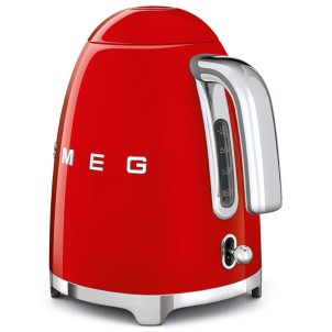 Smeg KLF03RDEU Rosso Lucido 50's Style Bollitore 1,7 litri 7 Tazze Soft Opening AutoOFF 100°C