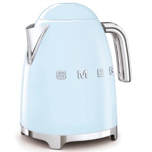 Smeg KLF03PBEU Azzurro Lucido 50's Style Bollitore 1,7 litri 7 Tazze Soft Opening AutoOFF 100°C