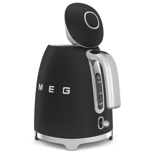 Smeg KLF03BLMEU Nero Opaco 50's Style Bollitore 1,7 litri 7 Tazze Soft Opening AutoOFF 100°C