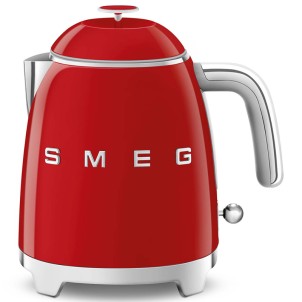 Smeg KLF05RDEU Rosso Lucido 50's Style Mini Bollitore 0,8 litri 3 Tazze AutoOFF 100°C