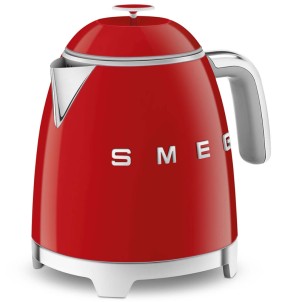 Smeg KLF05RDEU Rosso Lucido 50's Style Mini Bollitore 0,8 litri 3 Tazze AutoOFF 100°C