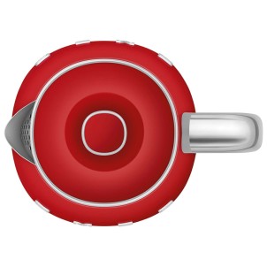 Smeg KLF05RDEU Rosso Lucido 50's Style Mini Bollitore 0,8 litri 3 Tazze AutoOFF 100°C