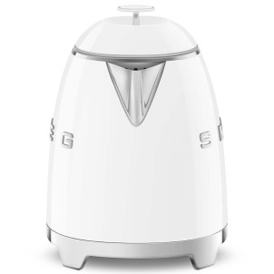 Smeg KLF05WHEU Bianco Lucido 50's Style Mini Bollitore 0,8 litri 3 Tazze AutoOFF 100°C
