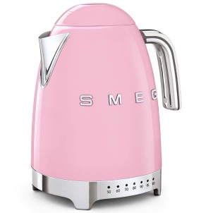 Smeg KLF04PKEU Rosa Lucido 50's Style Bollitore Elettronico 1,7 litri 7 Tazze Temperatura Variabile