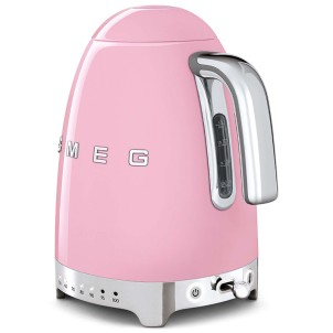 Smeg KLF04PKEU Rosa Lucido 50's Style Bollitore Elettronico 1,7 litri 7 Tazze Temperatura Variabile