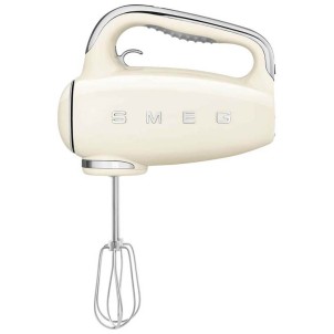 Smeg HMF01CREU Panna Lucido 50's Style Sbattitore 250W Frusta Filo Frusta Optimus Gancio Impastatore