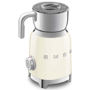 Smeg MFF01CREU Panna Lucido 50's Style Montalatte a Induzione 6 Programmi Automatici