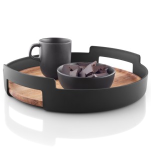 Eva Solo Vassoio Tondo 35cm Nordic Kitchen Black Rovere Tools Design