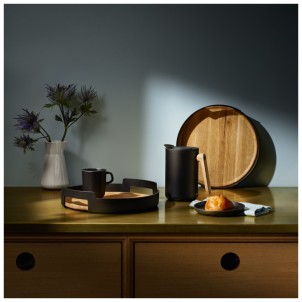 Eva Solo Vassoio Tondo 35cm Nordic Kitchen Black Rovere Tools Design