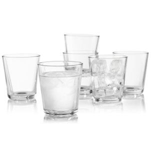 Eva Solo Bicchieri 6pz 25cl Vetro Temperato Resiste al Caldo e al Freddo Multiuso