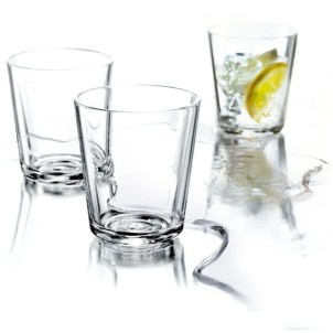 Eva Solo Bicchieri 6pz 25cl Vetro Temperato Resiste al Caldo e al Freddo Multiuso